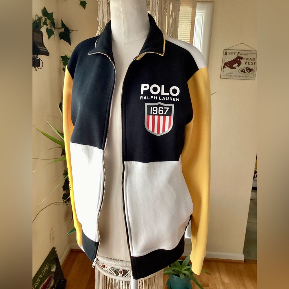 Polo Ralph Lauren Men's 1967 Shield Olympic Stadium Full Zip size small